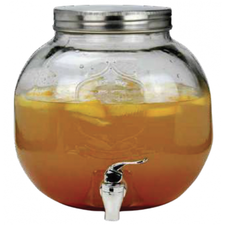 Fontaine Drinking jar en verre - Fontaine forme bulle - bocal 8L - Ard'time