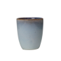 Cup 200mL "Koro" en céramique diam 7,4 x H 8,7cm - 3 coloris panachés bleu / taupe et gris - Val&Time