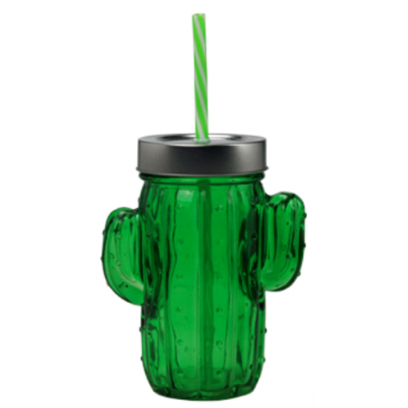 DRINKING JARS CACTUS EN VERRE "CHIQUITO PARTY" ARD'TIME CAC-DJ450ML