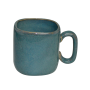 Mug "Kubikolor" 520mL - diam 9,3 x H. 10cm - en céramique émail réactif - 3 coloris panachés rose, bleu et taupe - A création