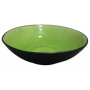 Saladier GM en verre craquelé collection Myoko GM - diam. 26,2*7cm - 3 coloris panachés: Gris, Vert, Bleu - Ard'time