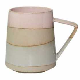 Mug Pastel en céramique 7,7x8,8x12,5cm 300mL - 3 coloris panachés - A'création