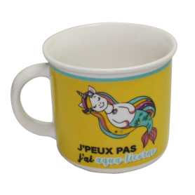 Maxi Mug 385ML "Rainbow" en porcelaine 8,7x7,6x9,7cm - 6 designs panachés Ard'time
