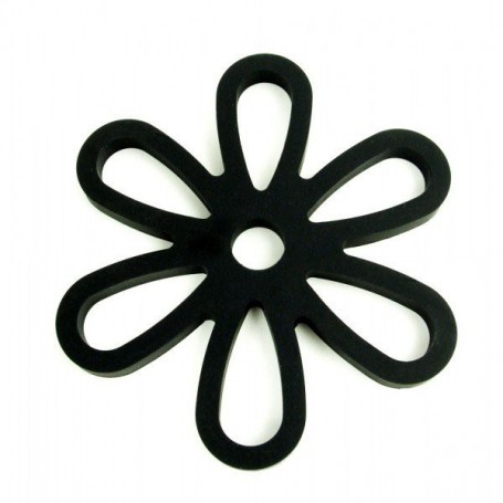 Dessous de plat design acier noir mat