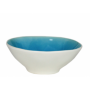 Coupelle en céramique - intérieur craquelé PM collection Nuük - diam. 11,8*5cm - turquoise et blanc - Ard'time