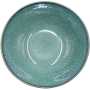 Assiette creuse en porcelaine "Regina" diam 21 cm - 1 colori émail réactif vert