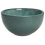 Bol en porcelaine "Regina" Diam 15 cm - 1 colori émail réactif vert