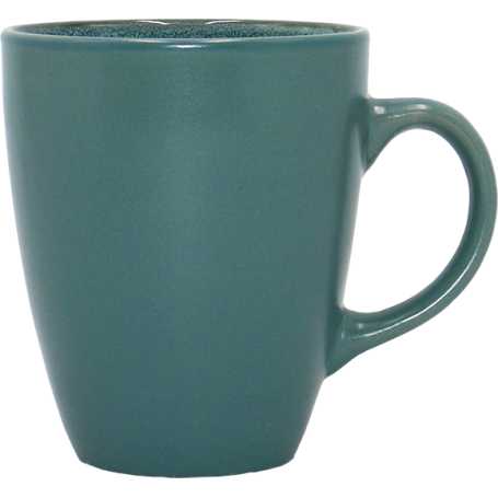 Mug en porcelaine "Regina" 350 ml - 1 colori émail réactif vert