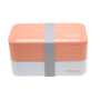 Lunch Box Duck'N double compartiments - Impression sur le couvercle + élastique de fermeture - 3 coloris assortis - Ardtime