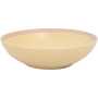 Assiette creuse "Eslov"diam 20 cm en céramique mat finition brute - 3 couleurs : gris souris, vert eau, jaune paille- Ardtime