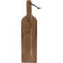 Planche rectangulaire avec poignée en bois d'acacia - PM Dim 60 x 14 x1,5 cm "Raclette Party"