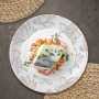 Service 18 pièces "Sasebo"- 6 grandes assiettes + 6 assiettes à dessert + 6 bols 11 cm - 6 designs - coffret Ard'time
