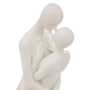 Statuette "Couple", résine, blanc, H33 cm
