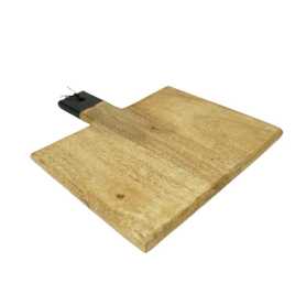 Planche de service 30 x 25 x 1,7 cm en bois de manguier  / apéro / apéritive