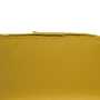 Coussin / galette de chaise à scratch jaune moutarde 40x40cm