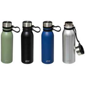 Bouteille isotherme 600ML sport - 4 designs assortis