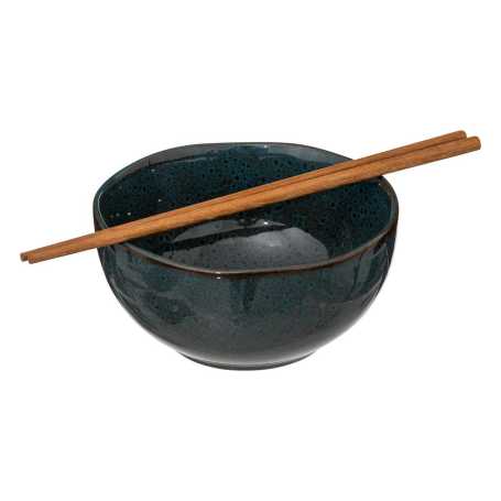 Lot de 2 poke Bowl Ø 15cm avec baguettes "Déjà"