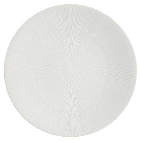 Grande assiette plate Ø 27cm "Galactique" - blanc