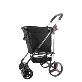 POUSSETTE BASKET PLIABLE 4 ROUES DIRECTIONNELLES MF NOIR