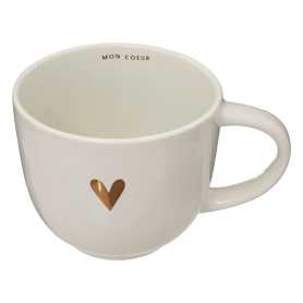 Tasse déjeuner "Mon coeur, mon amour" 48cl