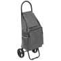 Chariot de marché - 2 roues - Fixe - 36l - Poche isotherme - Gris