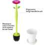 BROSSE WC FLOWER POWER BLANC VIGAR 8024