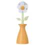 Brosse vaisselle Florganic orange avec support Vigar 11097