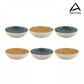 Assiette creuse "Coralia" Diam. 18.5 x 5 cm / 680 ml - 2 coloris assortis - Ardtime