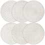 Assiette plate grand modèle "Sandy" - Diam. 27 cm - 6 Designs assortis - Ardtime